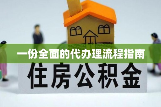 城固一份全面的代办理流程指南